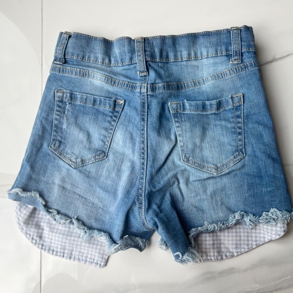 Distressed Denim Jean Shorts - Picture 2 of 3
